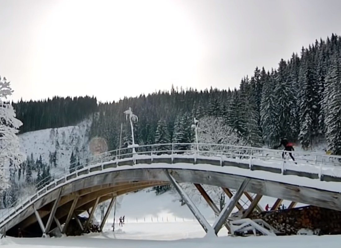 Langlauf im Weltcuport Ramsau
